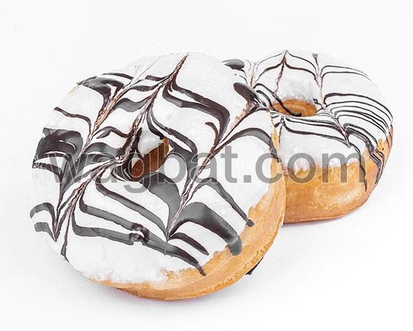 دوناتس شوكلات ابيض