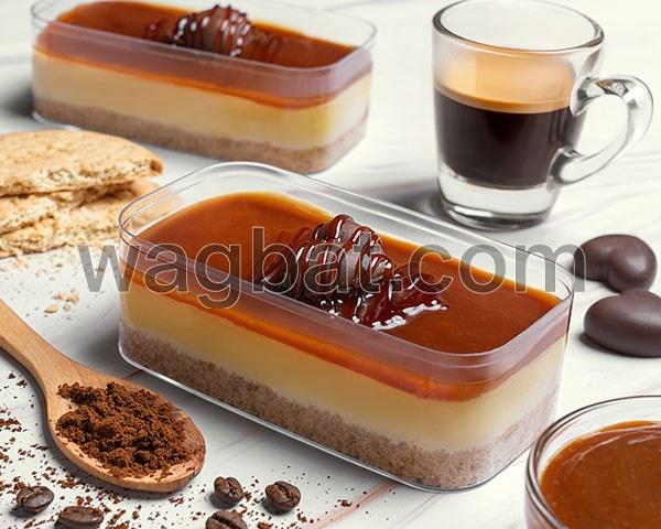 قالب تشيز كراميل بمذاق القهوة