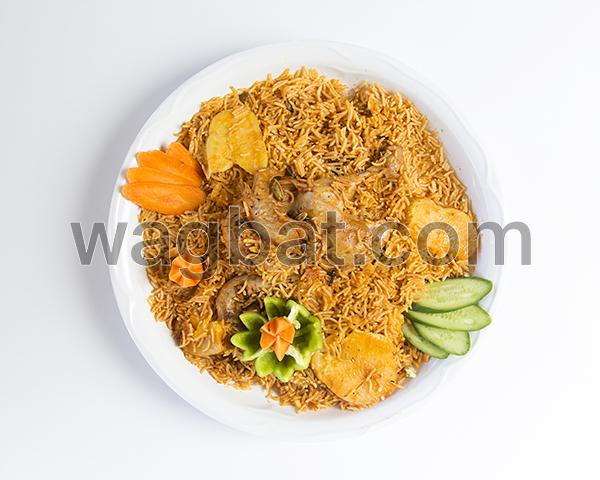 دجاج مضغوط مع الرز