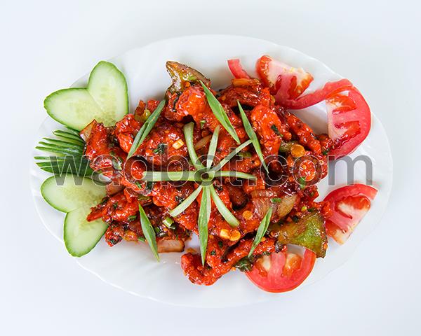 صحن دجاج حار