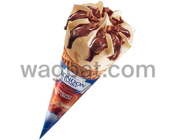 ايسكريم لندن دايري قمع برالين اند كريم 120 ملي