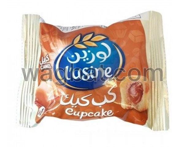 كب كيك لوزين بالكراميل 30جرام