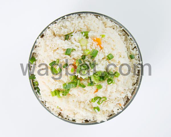 ارز مقلي بالخضار