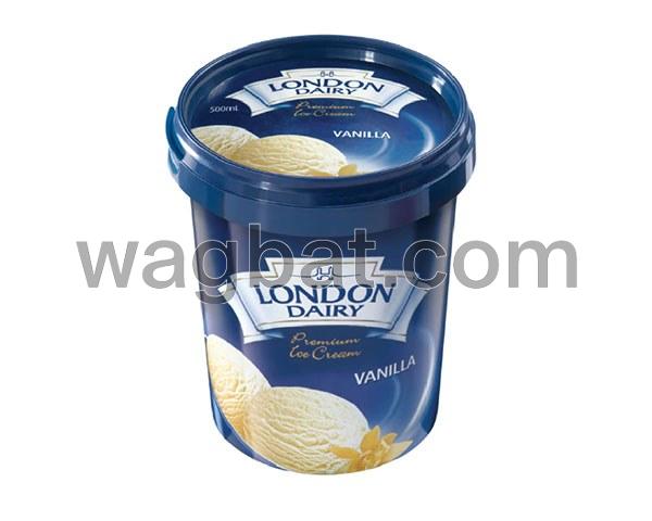 ايسكريم لندن دايري فانيلا 125 ملي