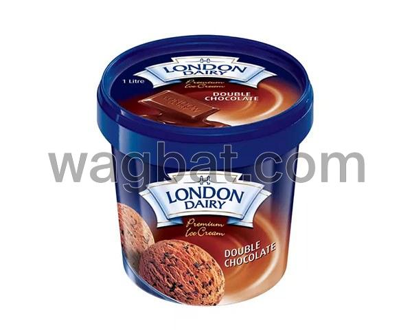 ايسكريم لندن دايري دبل شوكولاتة 125 ملي