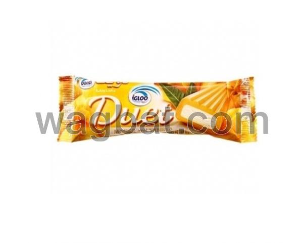 ايسكريم اجلو دويت مانجو وفانيلا بار 65 ملي