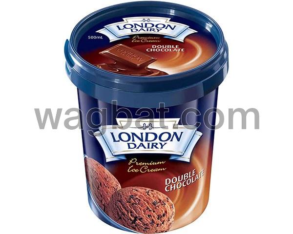 ايسكريم لندن دايري دبل شوكولاتة 500 ملي