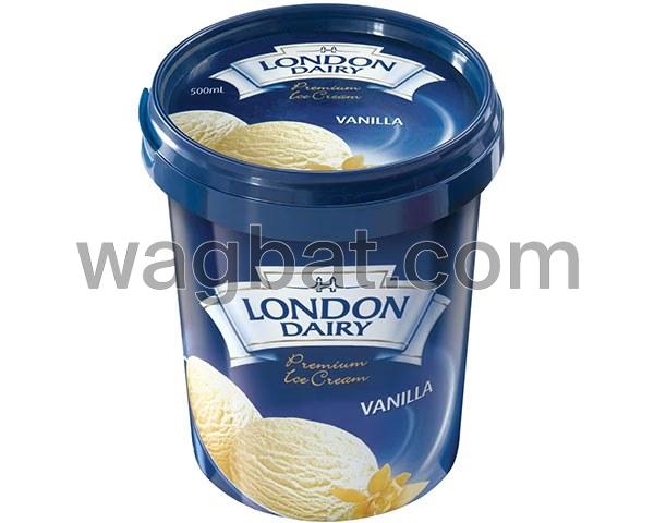 ايسكريم لندن دايري فانيلا 500 ملي
