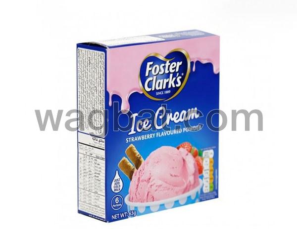 خليط ايسكريم فراولة فوستر كلاركس 65 جرام