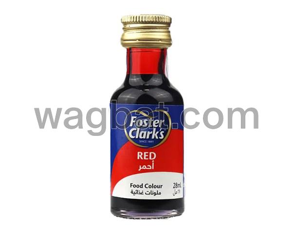 ملون غذائي احمر فوستر كلاركس 28 مل