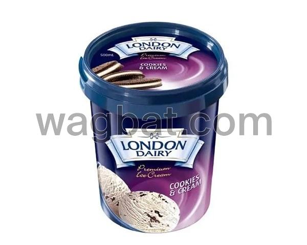 ايسكريم لندن دايري كوكيز اند كريم 500 ملي