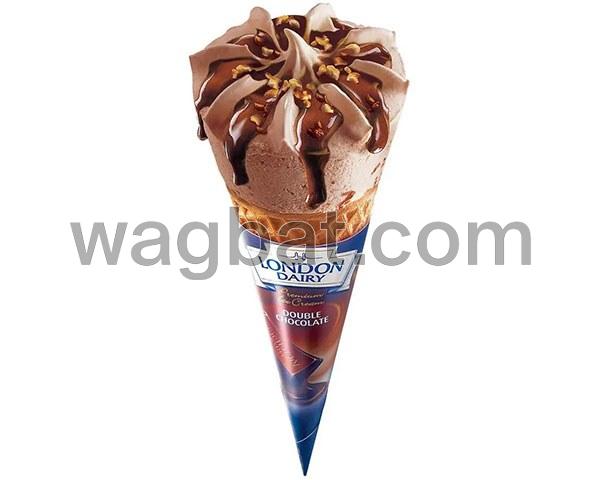 ايسكريم لندن دايري قمع شوكولاتة 120 ملي