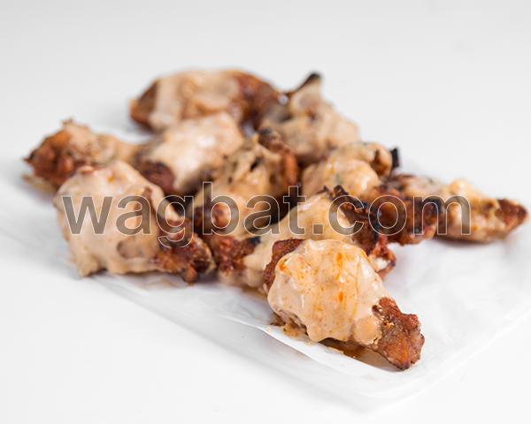 جوانح مع العظام مشوي على الفحم